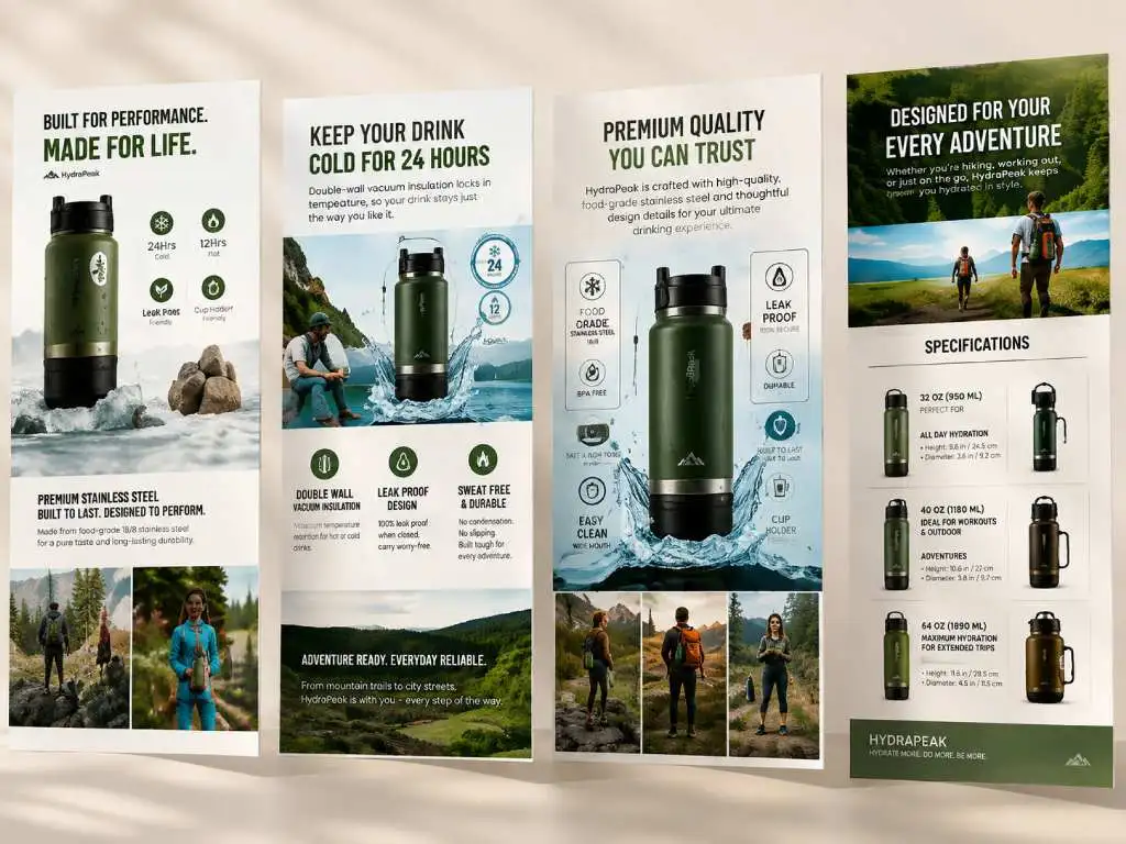 Amazon A+ Content module design for skincare dropper bottle brand by Pixels Beast